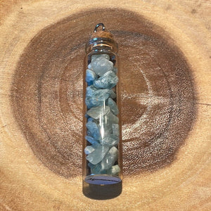 Aquamarine Crystal Jar - Witch Chest