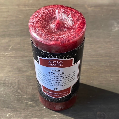 Astro Magic Mars (IDGAF) Candle By Coventry Creations - Witch Chest