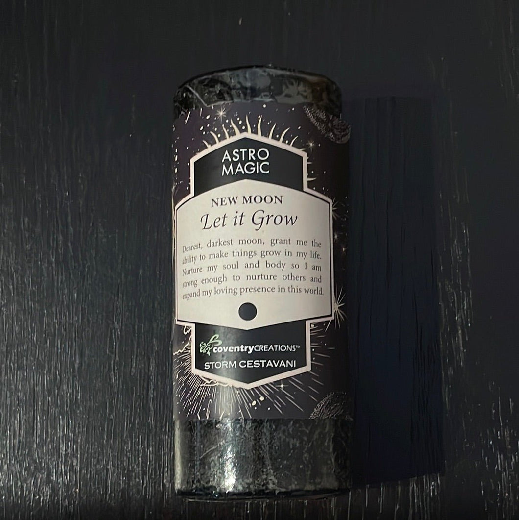 Astro Magic New Moon (Let It Grow) Candle By Coventry Creations - Witch Chest