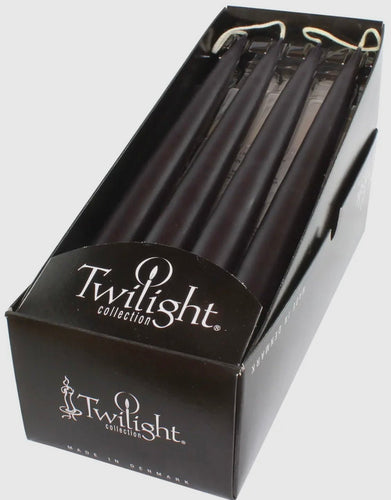 Black Taper Candle By Twilight - Witch Chest