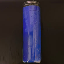 Load image into Gallery viewer, Blue 7 Day Jar Candle - Witch Chest