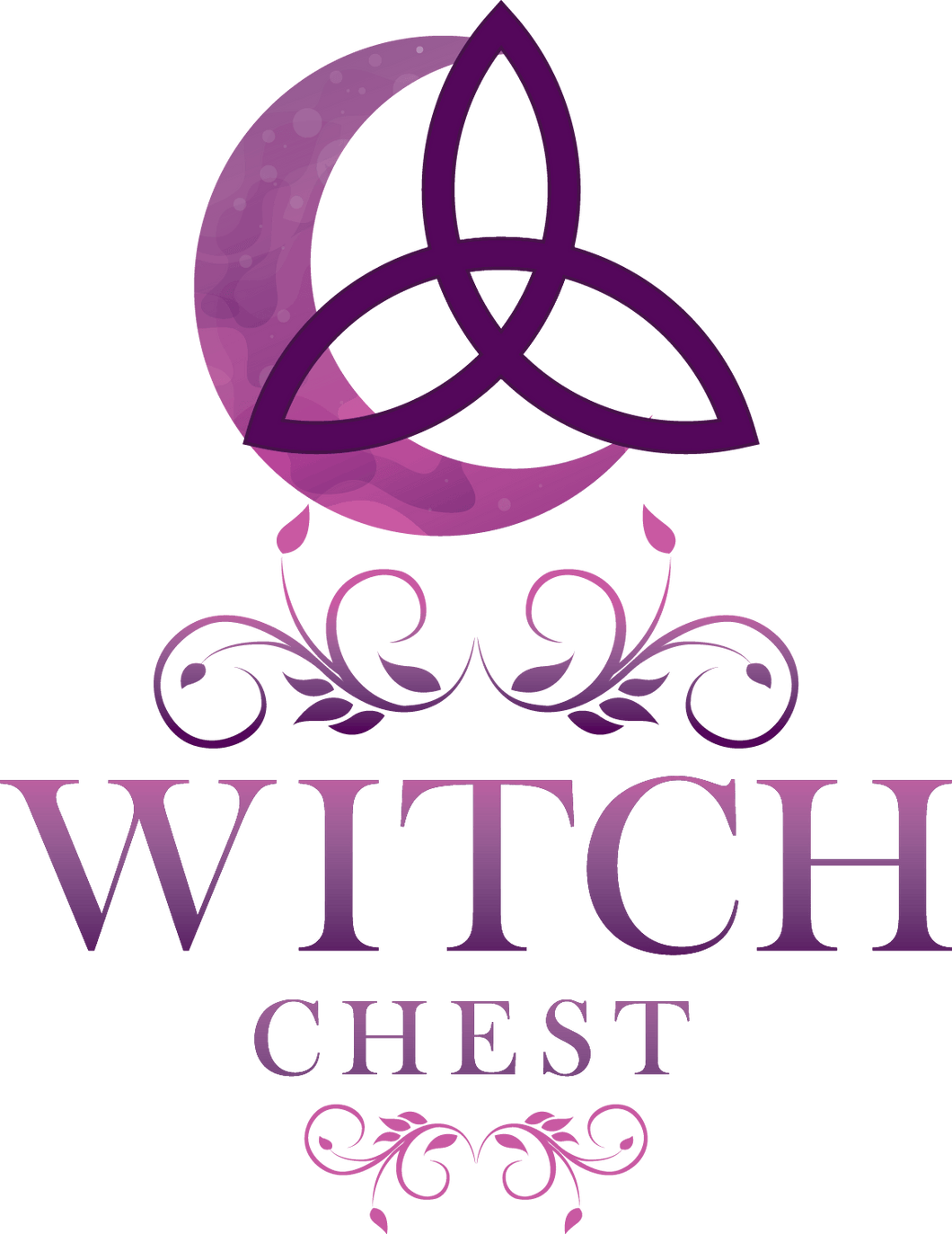 Brass Three Pentacles With Bells and Beads - Witch Chest