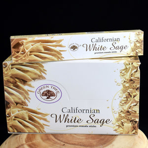 Californian White Sage Premium Natural Incense Sticks - 1 Box (15g) - witchchest