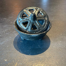 Load image into Gallery viewer, Cast Iron Cauldron With Open Lid - Witch Chest