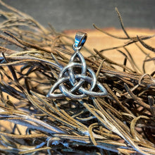 Load image into Gallery viewer, Celtic Triquetra Pendant - Sterling Silver - Witch Chest