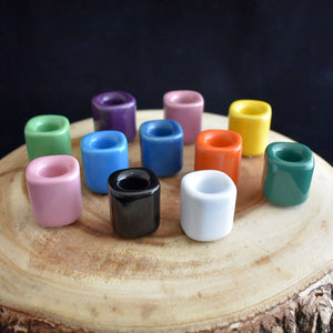 Ceramic Chime Candle Holders - 11 Colours - witchchest