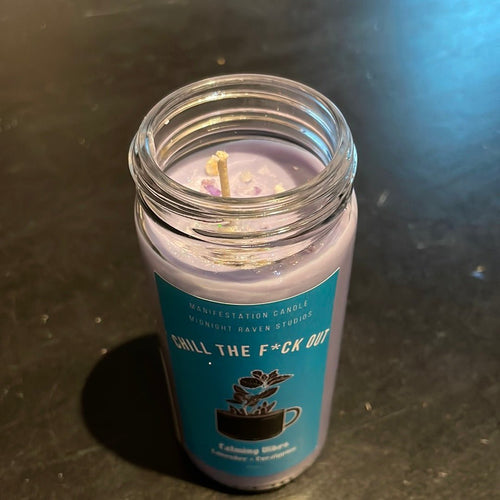 Chill The F*ck Candle - Midnight Raven - Witch Chest