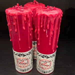 Dragon’s Blood Pillar Candle - Madame Phoenix - Witch Chest