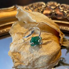 Load image into Gallery viewer, Emerald Ring By Raw Stone Elegance - Witch Chest