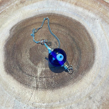 Load image into Gallery viewer, Evil Eye Glass Sphere Pendulum - Witch Chest