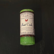 Load image into Gallery viewer, Fast Cash - Dorothy Morrison’s Wicked Witch Mojo Spell Candles By Coventry Creations - Witch Chest