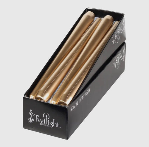 Gold Taper Candle By Twilight - Witch Chest