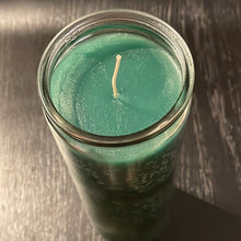 Load image into Gallery viewer, Green 7 Day Jar Candle - Witch Chest