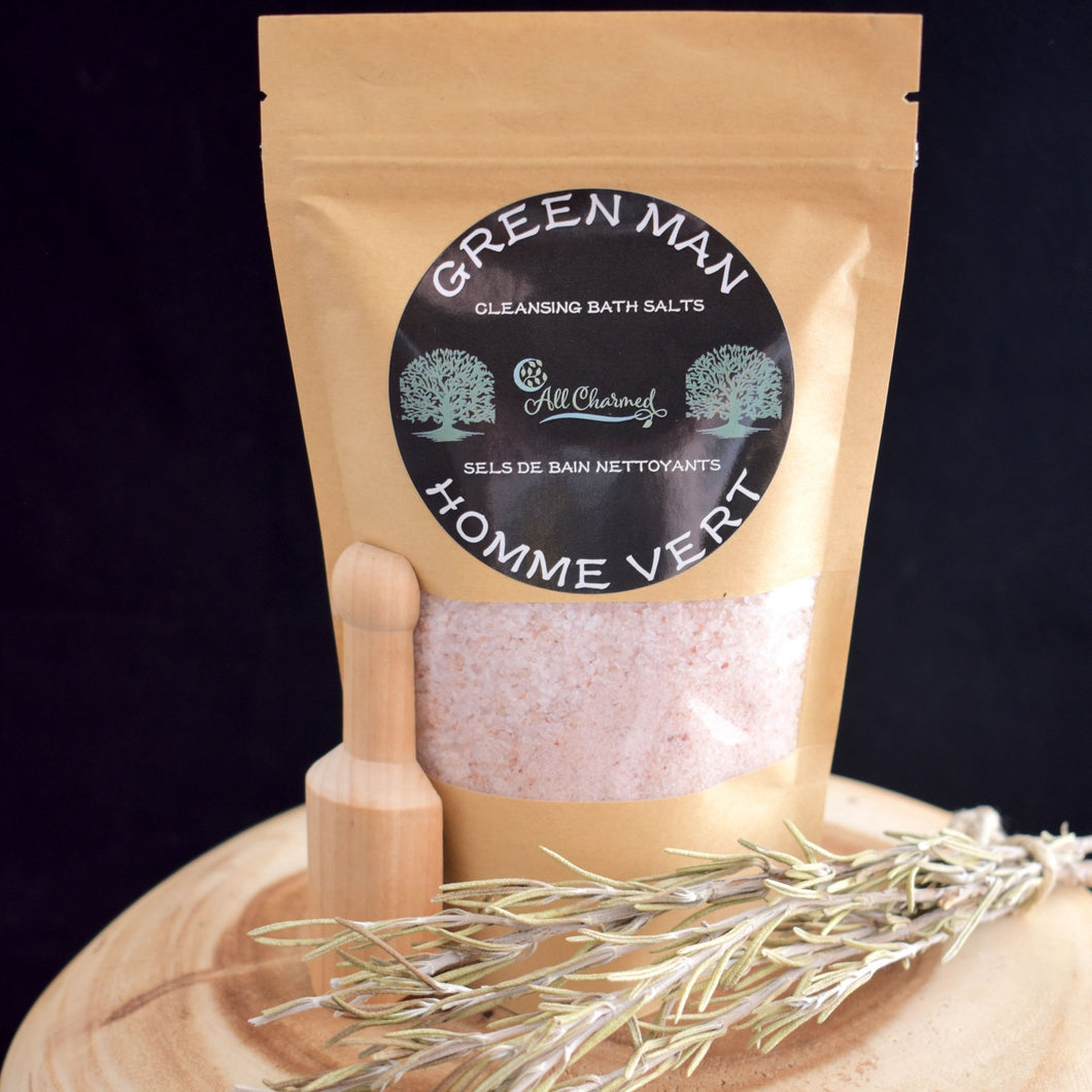 Green Man Bath Salts By All Charmed (Ottawa) - 350g - witchchest