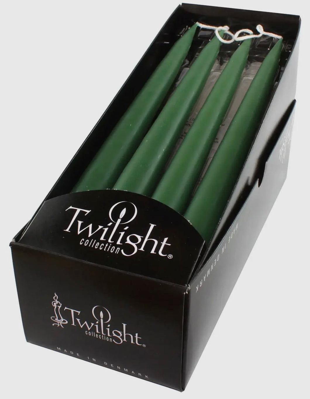 Green Taper Candle By Twilight - Witch Chest