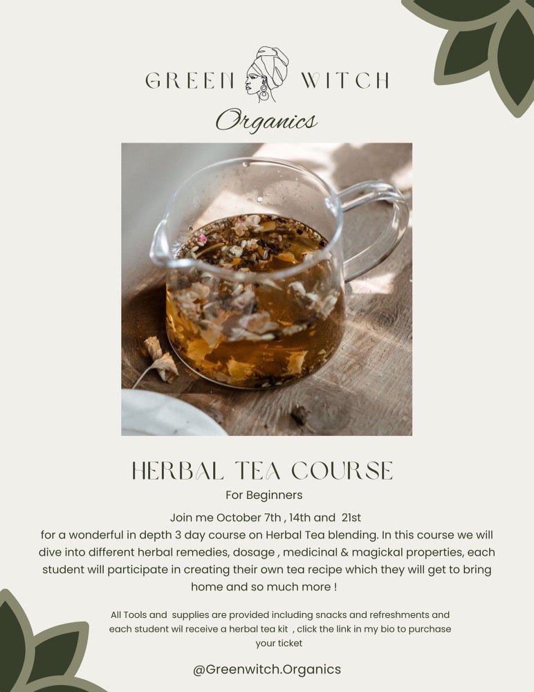 Green Witch Organics Herbal Tea Course - Witch Chest