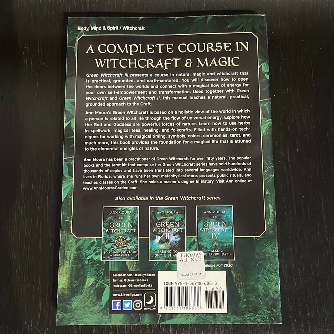 Green Witchcraft lll Book By Ann Moira - Witch Chest