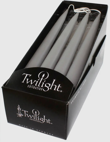 Grey Taper Candle By Twilight - Witch Chest