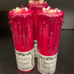 Heart’s Desire Pillar Candle - Madame Phoenix - Witch Chest