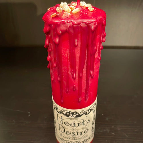 Heart’s Desire Pillar Candle - Madame Phoenix - Witch Chest