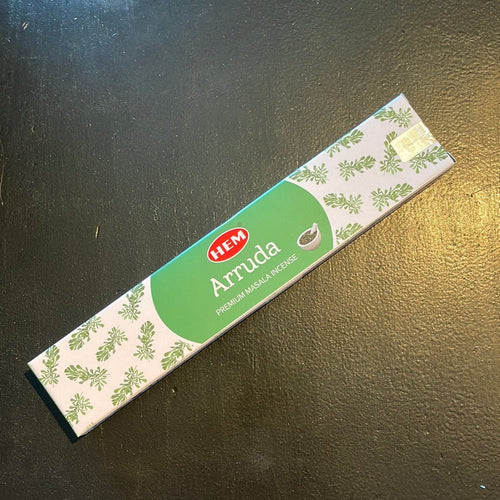 Hem Natural Rue (Arruda) Incense Sticks -15g - Witch Chest