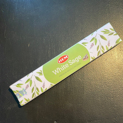 Hem Natural White Sage Incense Sticks -15g - Witch Chest