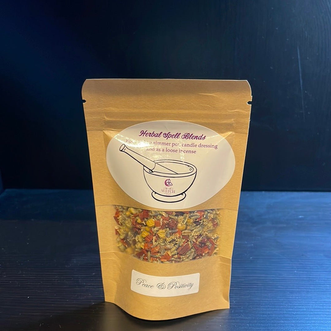 Herbal Spell Blends - Peace & Positivity (25g) - Witch Chest