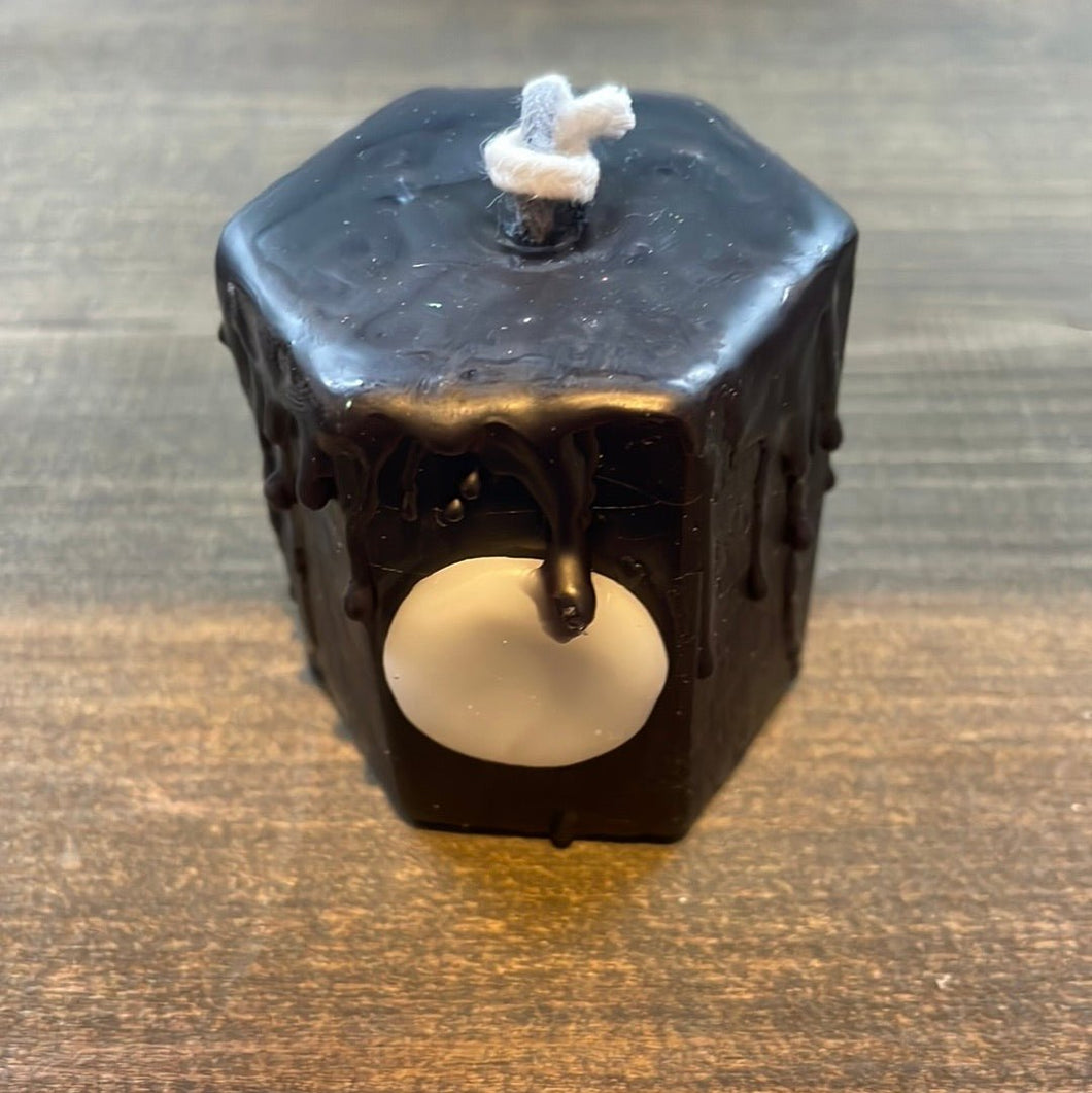 Hexagon Full Moon & New Moon Candles By BlakByrd (Ottawa) - Witch Chest