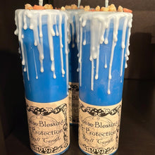 Load image into Gallery viewer, House Blessing Pillar Candle - Madame Phoenix - Witch Chest