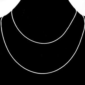Italian Sterling Silver Chain - 2 Lengths - witchchest