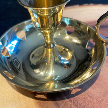 Load image into Gallery viewer, Large Brass Taper Candle Holder With Heart Border - Witch Chest