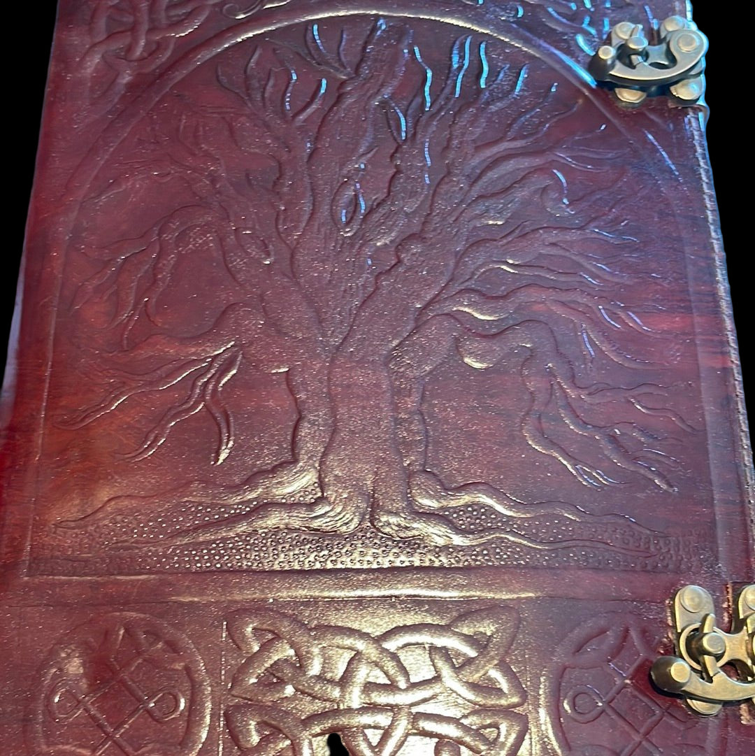 Large Leather Tree Of Life BOS - Witch Chest