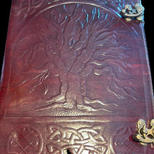Load image into Gallery viewer, Large Leather Tree Of Life BOS - Witch Chest