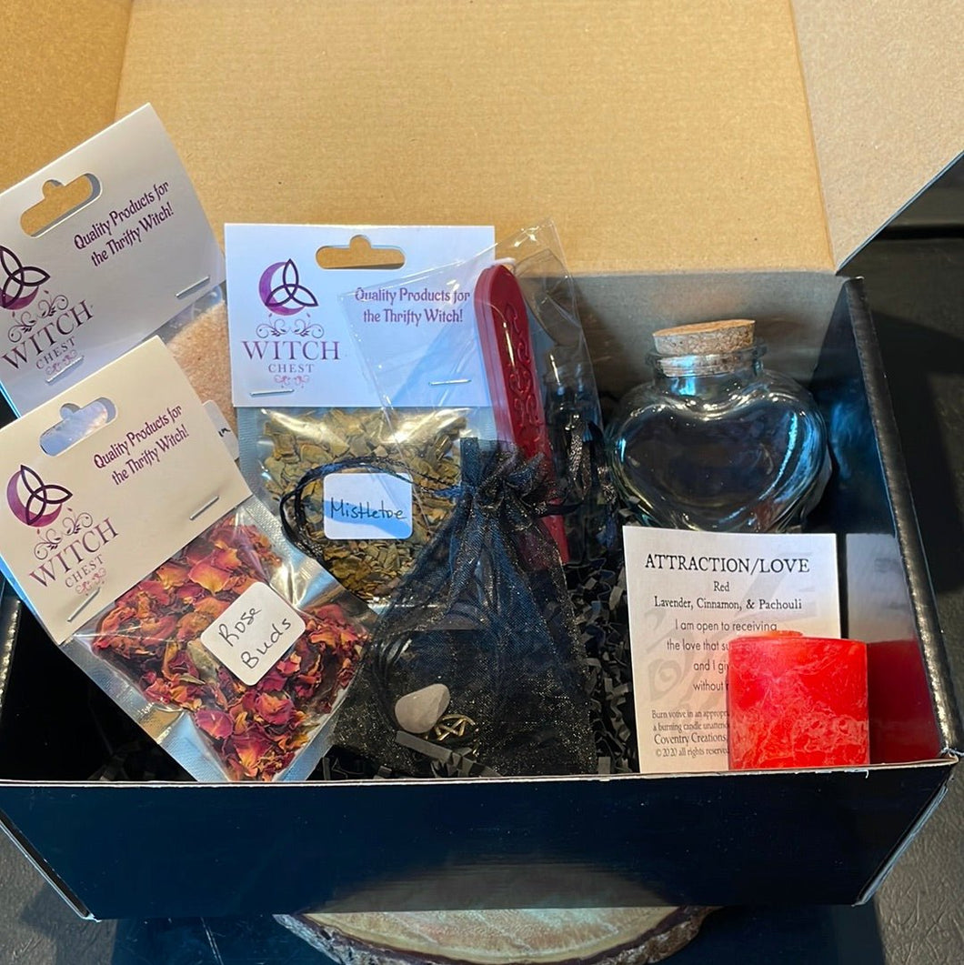 Love Spell Jar Kit - Witch Chest