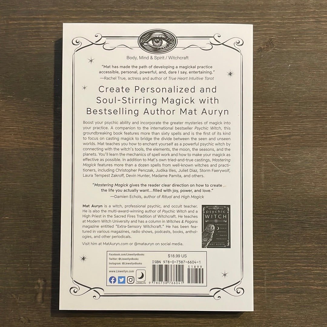 Mastering Magick Book By Mat Auryn - Witch Chest
