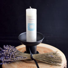 Load image into Gallery viewer, Metal Pillar Candle Holder - Witch Chest