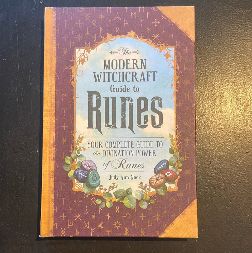 Modern Witchcraft Guide To Runes Book By Judy Ann Nock - Witch Chest