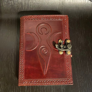 Moon Goddess Leather BOS/Journal - Witch Chest