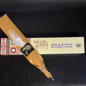 Native Soul Palo Santo & Florida Water Incense Sticks - 1 Box (15g) - Witch Chest