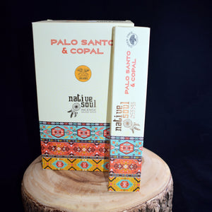 Native Soul White Palo Santo & Copal Incense Sticks- 1 Box (15g) - witchchest