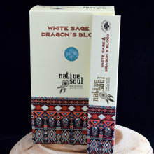 Load image into Gallery viewer, Native Soul White Sage &amp; Dragon&#39;s Blood Incense - 1 Box (15g) - witchchest