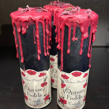 Load image into Gallery viewer, Opium Fields Pillar Candle - Madame Phoenix - Witch Chest
