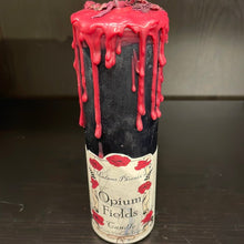 Load image into Gallery viewer, Opium Fields Pillar Candle - Madame Phoenix - Witch Chest