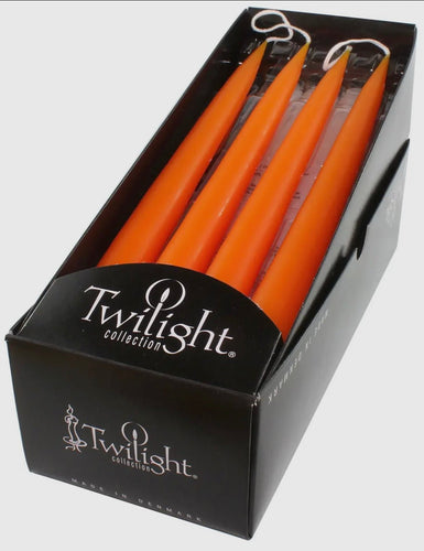 Orange Taper Candle By Twilight - Witch Chest