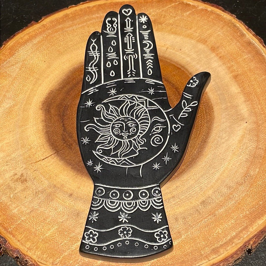 Palmistry Incense Burner - Witch Chest