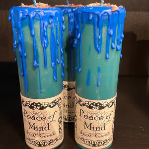 Peace Of Mind Pillar Candle - Madame Phoenix - Witch Chest