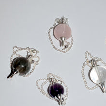 Load image into Gallery viewer, Pendulum for Divination- Sphere Natural Stone (5 Types) - witchchest