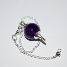 Load image into Gallery viewer, Pendulum for Divination- Sphere Natural Stone (5 Types) - witchchest