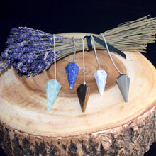 Load image into Gallery viewer, Pendulums for Divination - Hexagon Natural Stones (14 Types) - witchchest