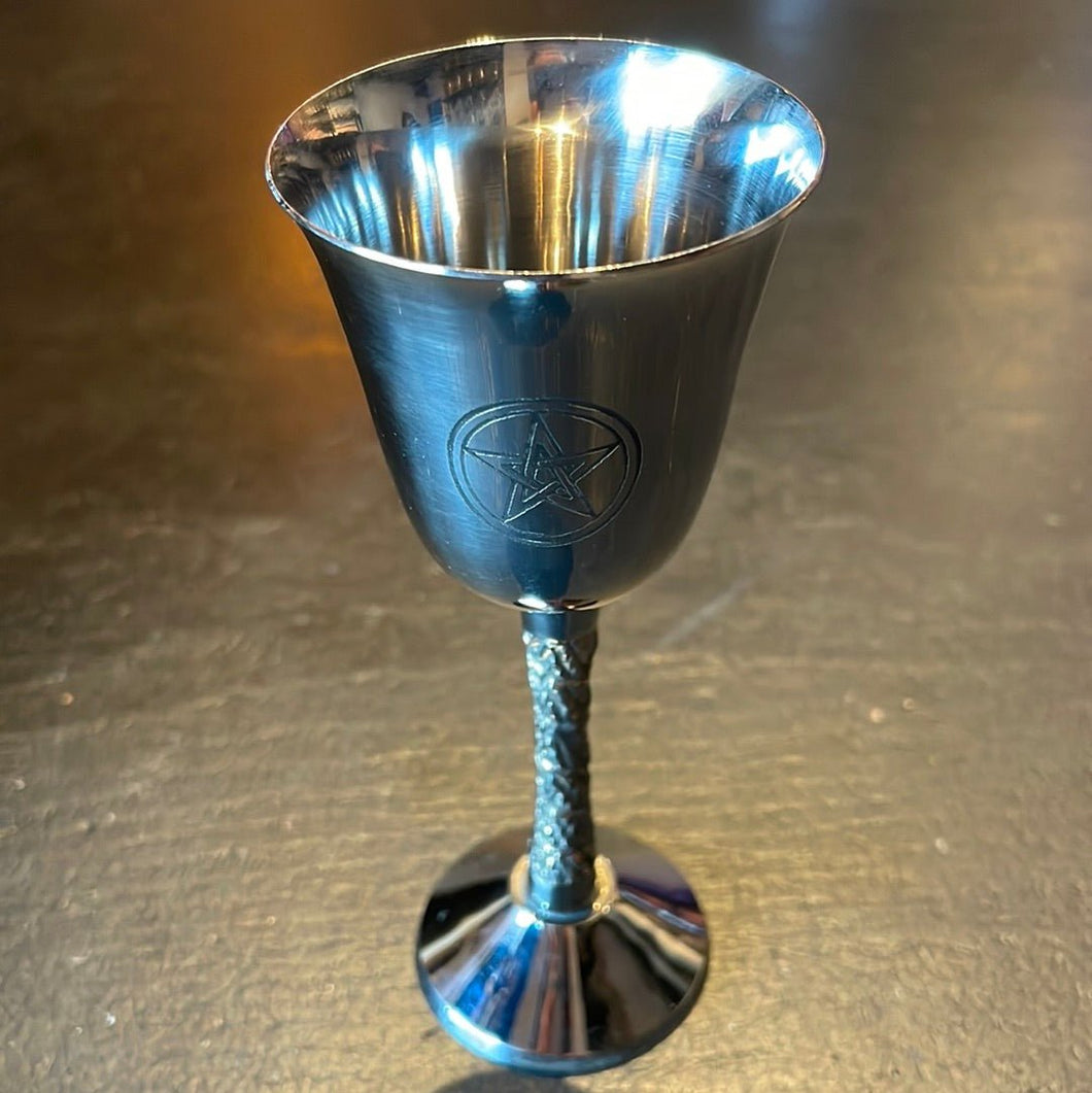 Pentacle Chalice - Stainless Steele - Witch Chest